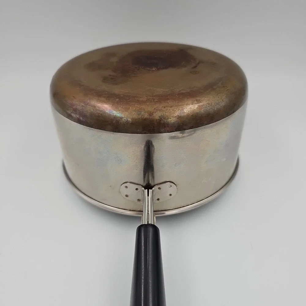 1801 Revere Ware 1 1/2 Quart Copper Bottom Saucepan With Lid‎ U.S.A.